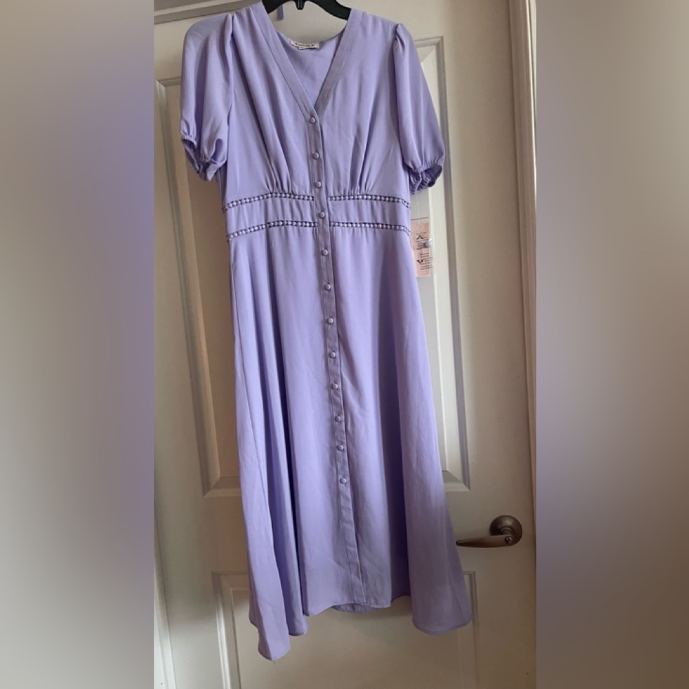 Nanette Lepore Light Purple Maxi Dress